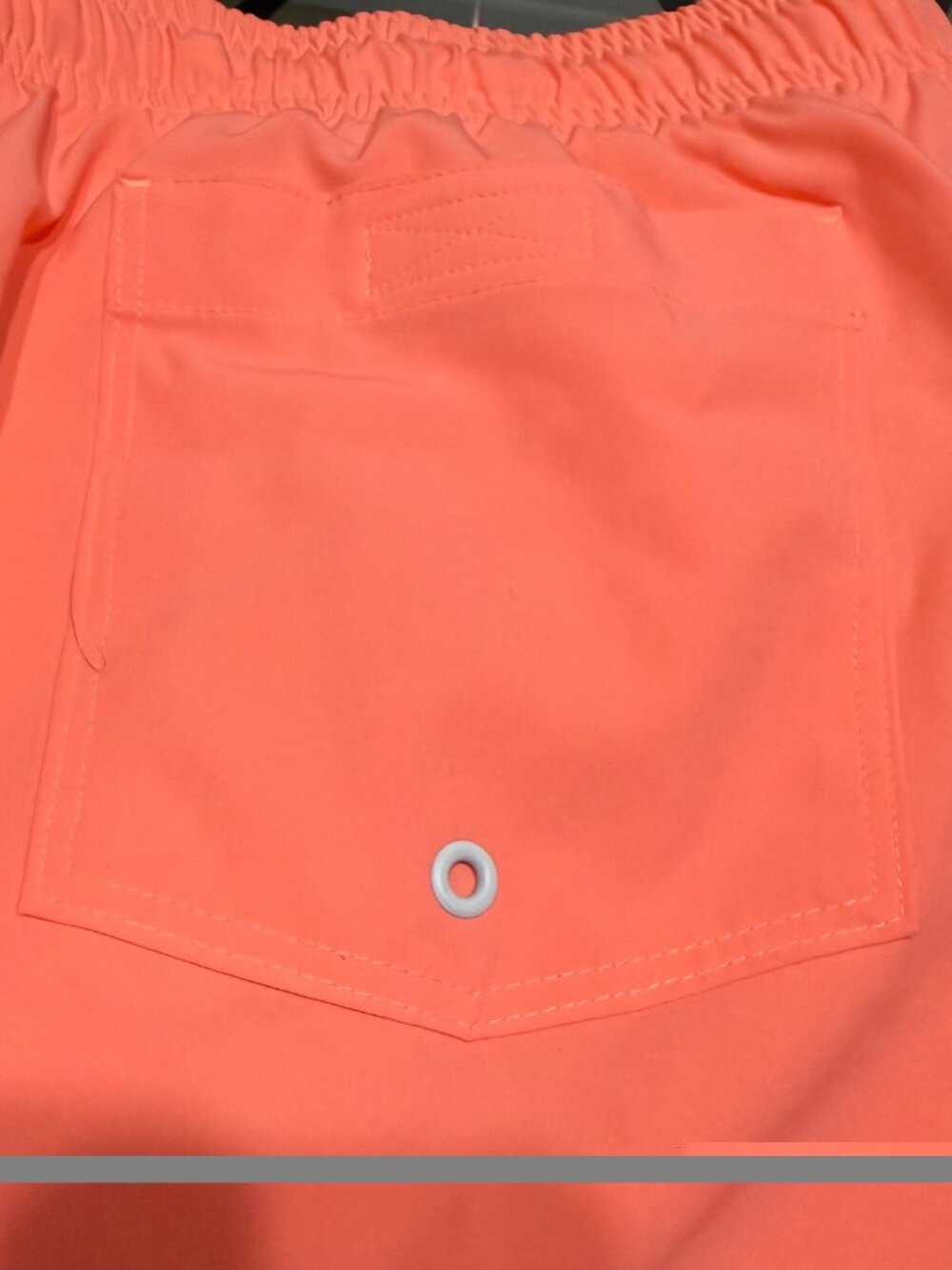 OLD NAVY MENS XL IN ORANGE HIGHLIGHTER 5" INSEAM SWIM TRUNK SHORT NWT - Picture 7 of 8